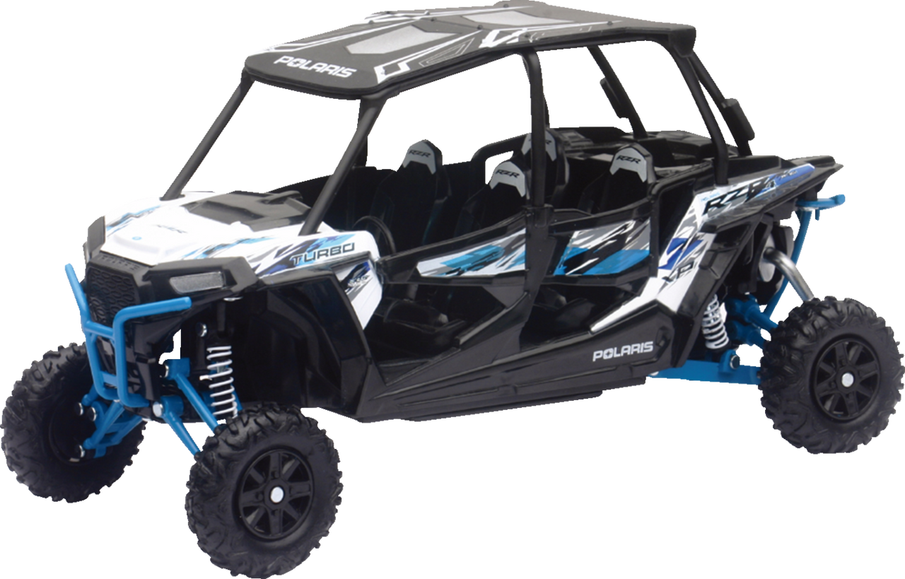 New Ray Toys Mini Polaris RZR XP 4 Turbo EPS - 1:18 Scale - White
