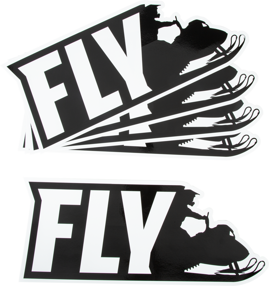Fly Racing 15-inch Fly Snow 2021 Rider Sticker - 5/PK - MC Powersports
