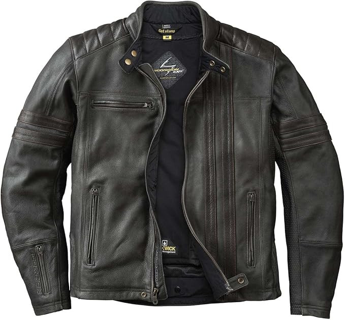 Scorpion Exo 1909 Vintage Leather Jacket - MC Powersports