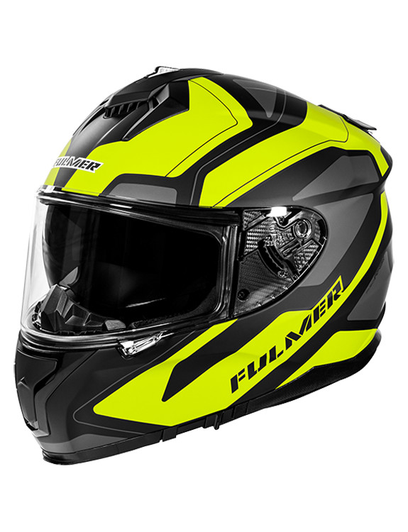 fulmer full face motorcycle helmet 601 SV Apex (Matte Black Adjustable top vent and rear exhaust diffuser Fulmer 601 SV Solid Helmet