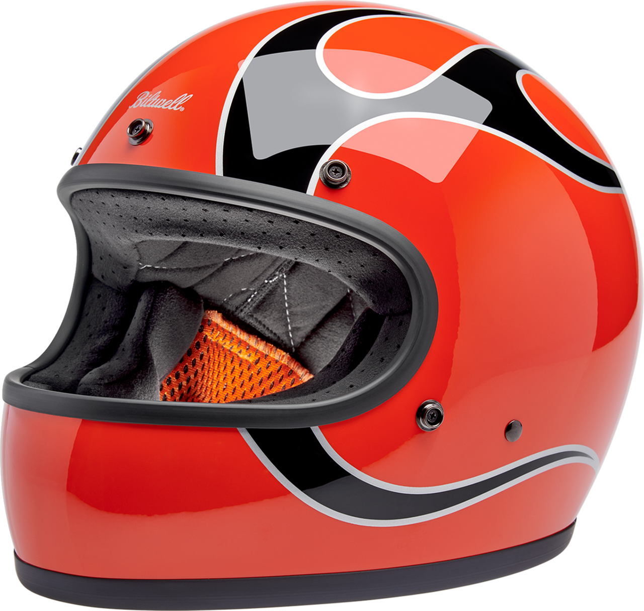 Biltwell Gringo Flames Helmet - MC Powersports