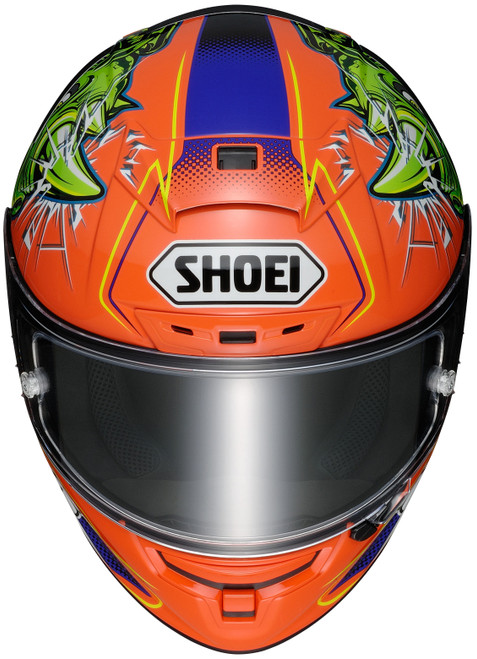 X-Fourteen POWER RUSH TC-8 ORANGE/GREEN - オートバイアクセサリー