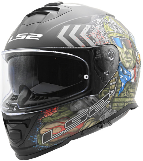 LS2 Assault Commando Full-Face Helmet