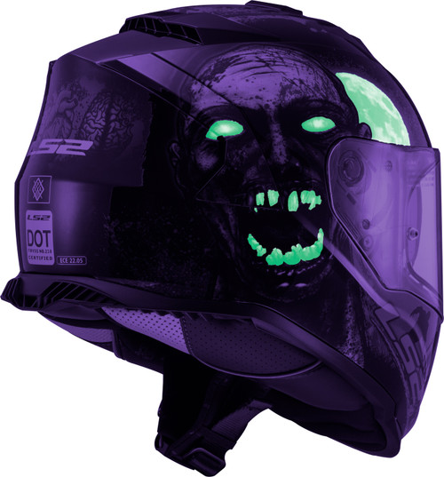 glow motorcycle helmet Rider Kit StreetRidersLeds LS2 uses 2 shell sizes for the smallest lightest possible helmet in your size LS2 Assault I Heart Brains
