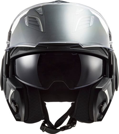 LS2 Valiant II Blackout Modular Helmet - MC Powersports