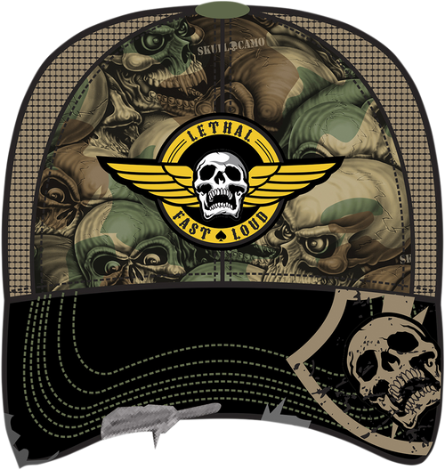 Lethal Threat Army Skull Adjustable Hat