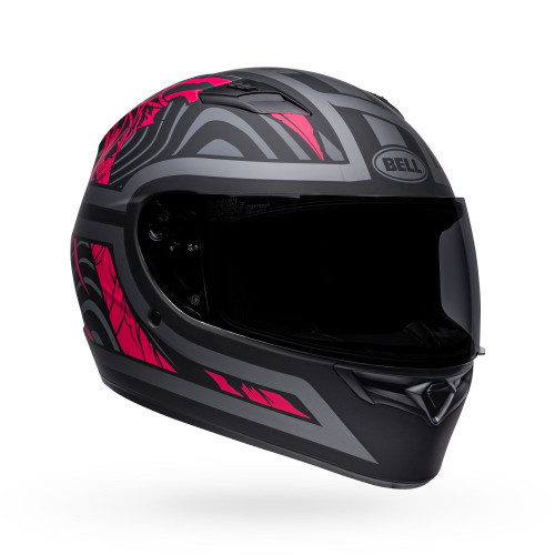 Bell Powersports Qualifier Z-Ray Helmet - Matte Black / White - XL