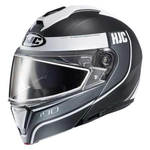 HJC i90 Davan Modular Snowmobile Helmet with Dual-Lens Shield