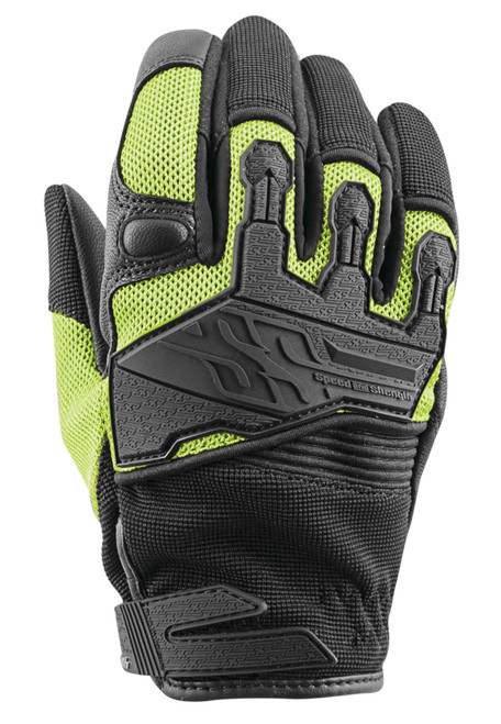 Speed and Strength Women's Backlash Mesh Gloves - XL - Hi-Viz Yellow **BRAND NEW**