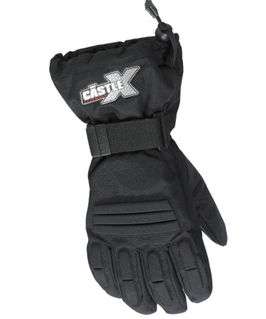 Castle X Snowmobile Platform Snow Gloves - XL - Black **BRAND NEW**