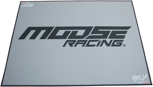 Moose Racing Absorbent Pit Pad / Mat - Gray / Black - Small (31 inches x 39 inches) **BRAND NEW**