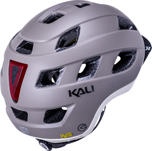 Kali Traffic 2.0 MTB Helm – Schwarz, Größe SM/MD, Mit USB-Licht, 17 Belüftungen