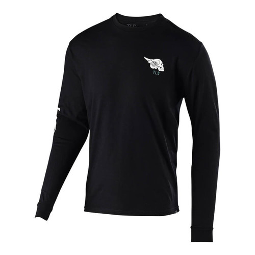 Troy Lee Designs Skully Long Sleeve T-Shirt - Black - Medium **BRAND NEW**