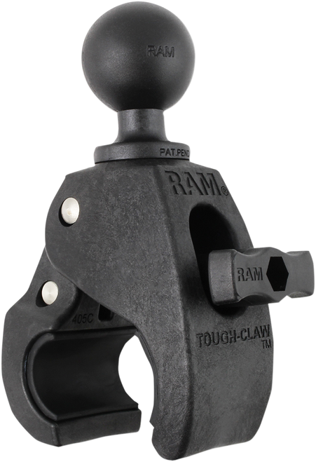 Ram Mounts Medium Tough-Claw with 1-inch Diameter Rubber Ball