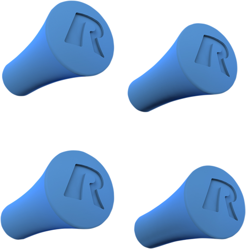 Ram Mounts Replacement Post Caps - X-Grip - Blue - 4-Pack