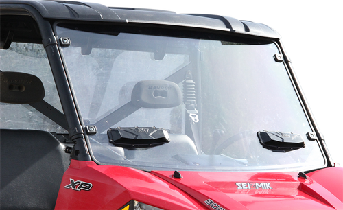 Seizmik Full Windshield - Vented - Polaris **Fits: 2015-2016 Polaris Ranger 570 (Mid-Size) EFI & 2015-2016 Polaris Ranger Crew 570 4x4** #25025 **BRAND NEW**