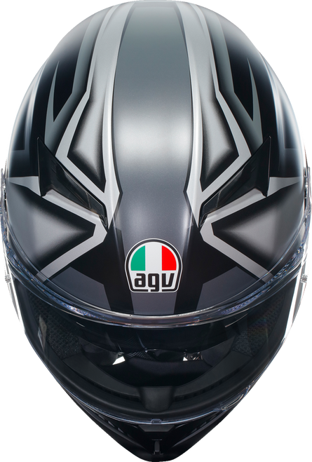 agv k5 gunmetal K5-S Tempest Silver Motorcycle Motorbike Helmet Gear Change Online It offers safety for all AGV K3 Compound Full-Face Helmet