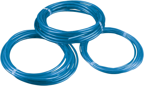 Parts Unlimited Blue Polyurethane Fuel Line - 1/16-inch ID - 25' Length