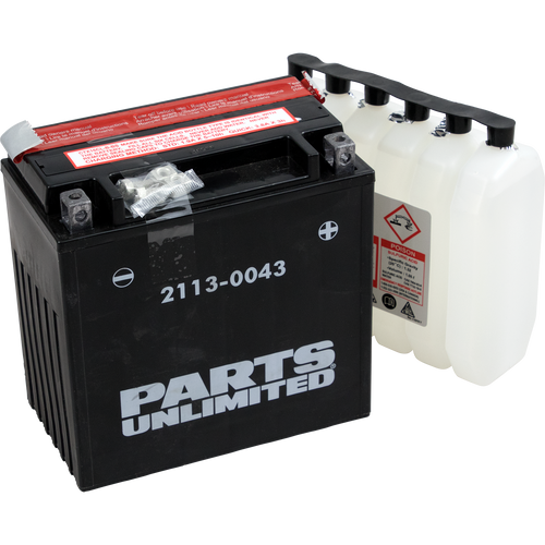 Parts Unlimited AGM Maintenance-Free Battery - 1.05 L