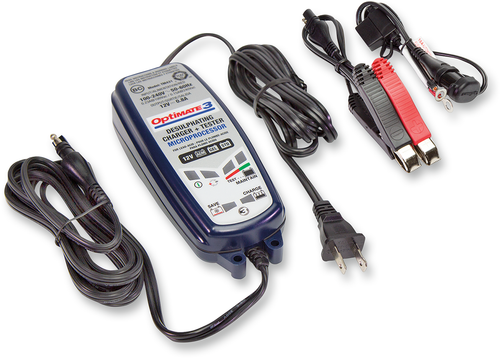 Tecmate Optimate 3 Global Battery Charger/Maintainer