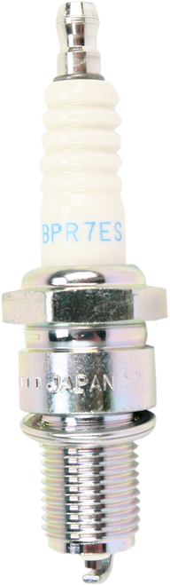 NGK Spark Plug - BPR7ES - 14mm Thread - 3/4-inch Reach - Resistor Type