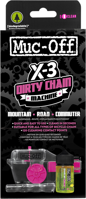 Muc-Off X-3 Dirt Chain Machine with Drivetrain Cleaner
