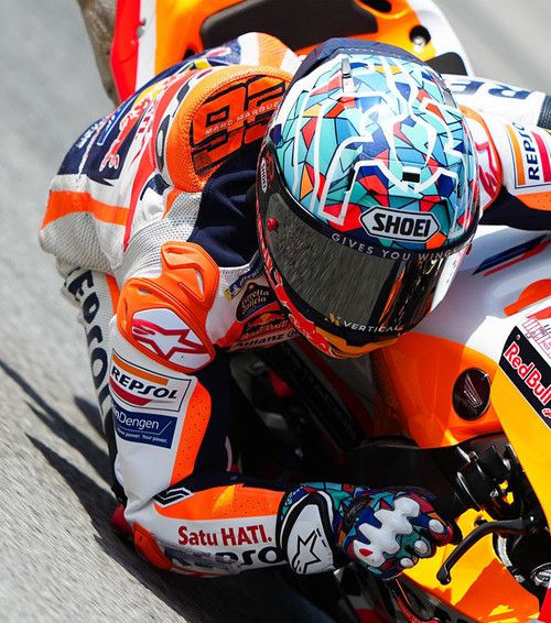 Shoei X-Fifteen Marquez Barcelona TC-10 Helmet - MC Powersports