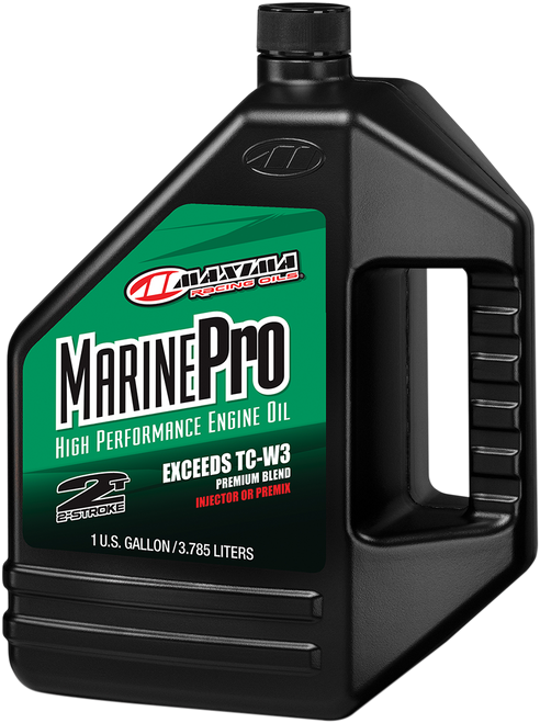 Maxima Racing Oil Marine Pro Mineral 2T Engine Oil - 1 US gal