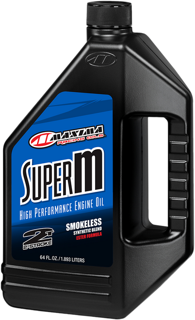 Maxima Racing Oil Super M Premix 2T Oil - 64 U.S. fl oz.