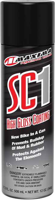 Maxima Racing Oil SC1 Silicone Detailer - 12 U.S. fl oz. - Aerosol - High Gloss Coating