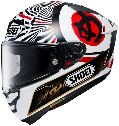 Shoei X-Fourteen (X-14) Mark Marquez Motegi 3 Full-Face Helmet 