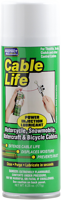 Protect All Cable Life Lubricant - 6.25 oz. net wt. - Aerosol