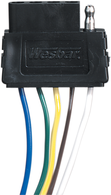 Wesbar Connector Harness - 5-Way Trunk Adapter - 4'