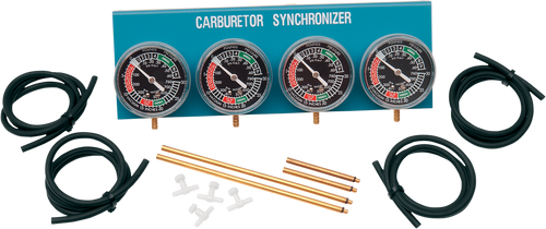 Parts Unlimited Carburetor Synchronizers - 4-Carburetor Set