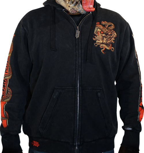 Lethal Threat Men's Venom & Velocity Zip-Up Hoodie