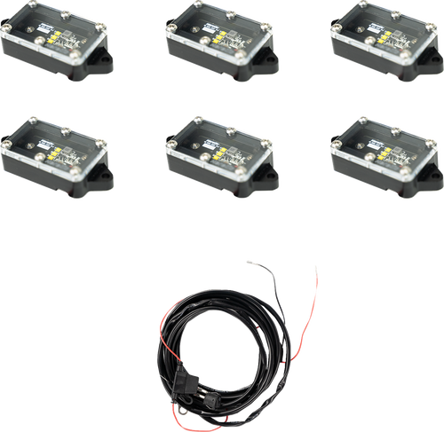 Heretic LED Rock Light - Clear - 6 Pack