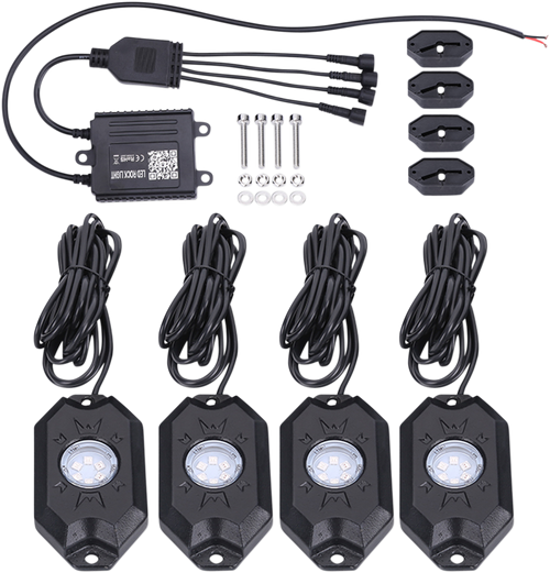 Brite-Lites RGB & Bluetooth LED Rock Light Kit