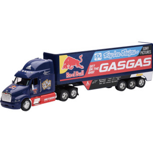 New Ray Toys Peterbilt TLD Red Bull GASGAS Race Team Truck