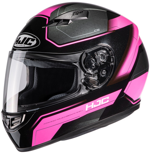 HJC CS-R3 Inno Helmet - XS - Semi Flat Black / Pink **BRAND NEW**