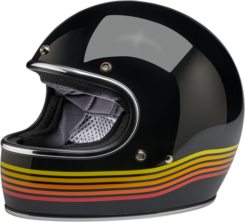 Biltwell Gringo Helmet - Gloss Black Spectrum - XL **BRAND NEW**