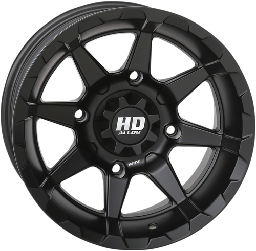 STI HD3 Wheel HD6 Wheel - Front / Rear - Black - 14x9 - 4/137 - 5+4 - Fits Many Can-Am **SEE LIST** MPN: 14HD6279 **BRAND NEW**