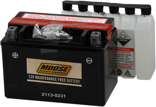 Moose Utility AGM Maintenance-Free Battery - YTX9-BS