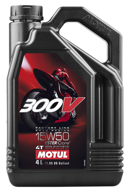 Motul 300V Racing / Road Motor Oil - 15W50 - 4 Liter Motul 300V Racing / Road Motor Oil - 15W50 - 4 Liter