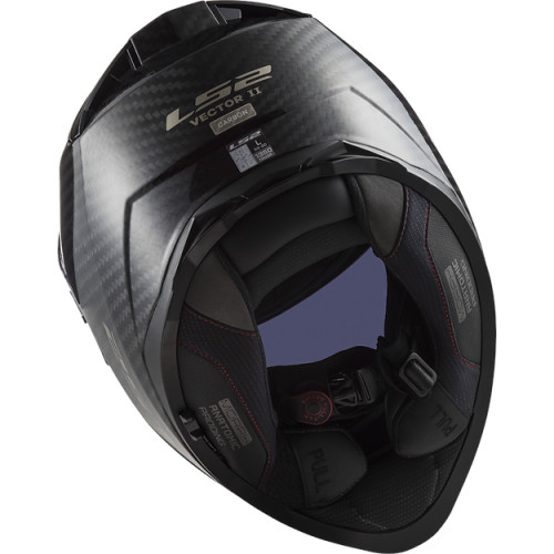 ls2 ff397 citation carbon full face helmet density EPS LS2 Citation II Gloss Carbon