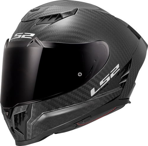LS2 Dragon Carbon Solid Full Face Motorcycle Helmet With SunShield