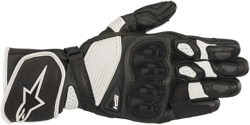Alpinestars SP-1 Leather v2 Gloves - Black/White - 2XL