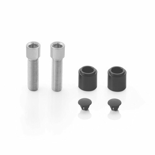 Rizoma Stealth Naked Mounting Kit Mirror - Black - Fits: Suzuki & Triumph