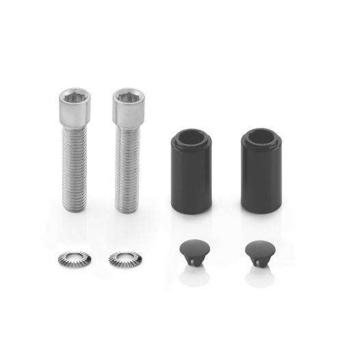 Rizoma Stealth Naked Mounting Kit Mirror - Black - Fits: KTM & Suzuki