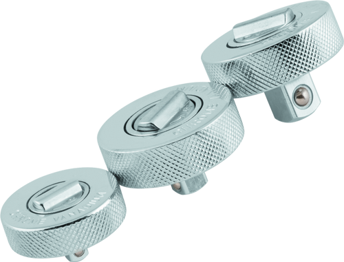 BikeMaster 3-pc Palm Rachet Set - 1/4in Drive / 3/8in Drive / 1/2in Drives