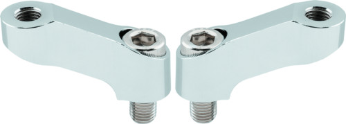 BikeMaster Mirror Extension 10mm Pair - Chrome